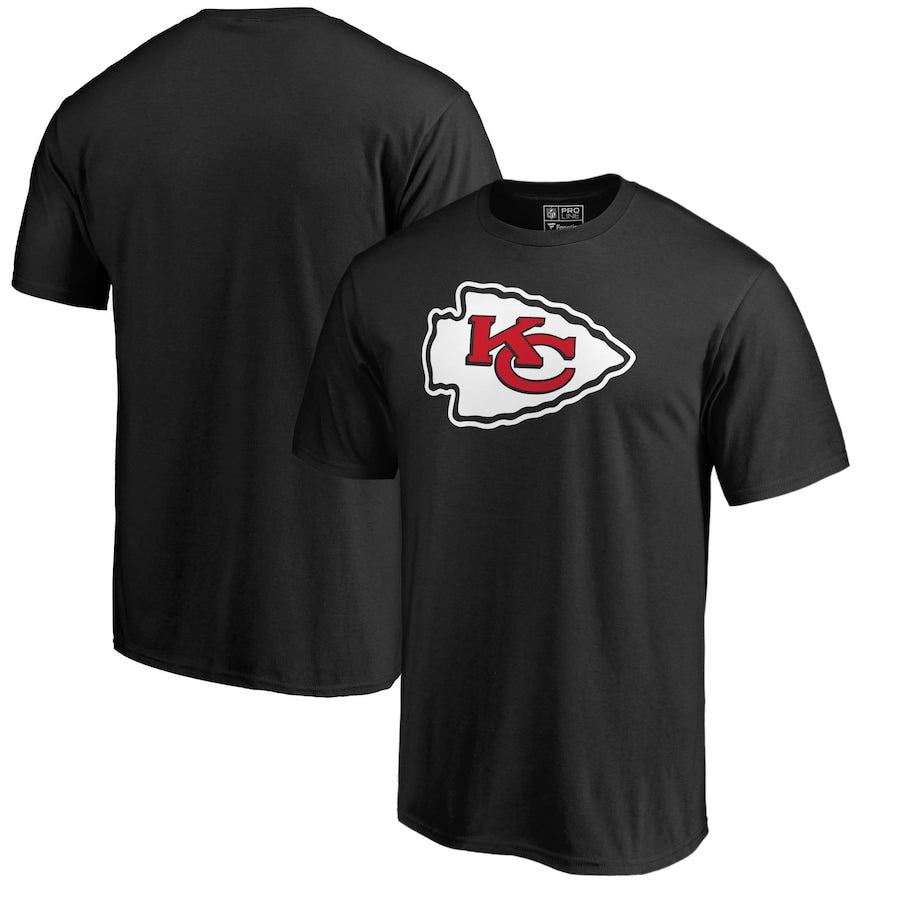 Kansas City Chiefs Black Logo T Shirt