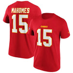 NFL Player T-Shirt - #15 Mahomes - Kansas City Chiefs