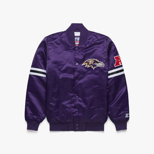 HOMAGE x Starter Satin Jacket - NFL - Baltimore Ravens – FOOTBALL-KING